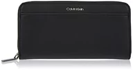 Portfele - Calvin Klein Damski portfel Must LG Z/A W/Slip, Ck Black, OS, Ck czarny, One Size - miniaturka - grafika 1