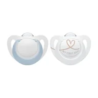 Smoczki uspokajające - Nuk Smoczek uspokajający Star 0-2m 2szt - miniaturka - grafika 1