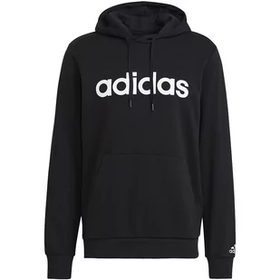 Adidas, Bluza męska sportowa Essentials French Terry Linear, GK9064, Czarna, Rozmiar M - Bluzy męskie - miniaturka - grafika 1