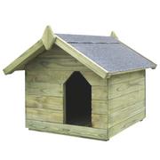 Budy dla psów - vidaXL Buda dla psa z otwieranym dachem, impregnowane drewno sosnowe - miniaturka - grafika 1