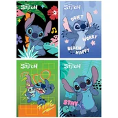 Zeszyty szkolne - 4 SZT. X ZESZYT A4, 32 KARTKI, TRZY LINIE, STITCH, UNIPAP KAŻDY INNY - miniaturka - grafika 1