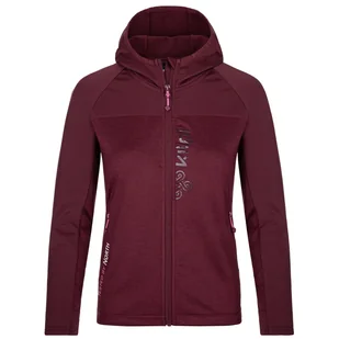 Bluza damska Kilpi Layana-W (2023) Rozmiar: S / Kolor: czerwony - Bluzy sportowe damskie - miniaturka - grafika 1