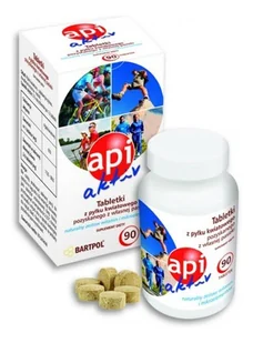 Bartpol BARTPOL API AKTIVE TABLETKI Z PYŁKIEM KWIATOWYM 90 BR399 - Suplementy naturalne - miniaturka - grafika 2
