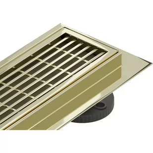 Mexen Flat M33 odpływ liniowy 60 cm, złoty - 1533060-15 - Odpływy liniowe - miniaturka - grafika 1