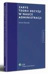 Prawo - Zarys teorii decyzji w nauce administracji Ernest Knosala - miniaturka - grafika 1