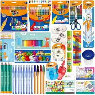 Zestaw plastyczny BIC 120 szt. - Przybory szkolne - miniaturka - grafika 1