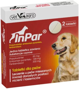 InPar dla psów - 2 tabletki - Artykuły przeciw pasożytom - miniaturka - grafika 1
