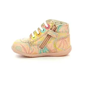 Botki damskie - KICKERS Unisex dziecięce botki Bonzip-2, Rose Sunshine, 23 EU - miniaturka - grafika 1