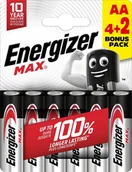 Baterie i akcesoria - ENERGIZER MAX ALKALINE AA X6 - miniaturka - grafika 1
