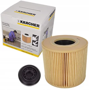 KARCHER Oryginalna zawleczka mocowanie+ filtr do odkurzacza NT 27/1 NT 48/1 - Filtry do odkurzaczy - miniaturka - grafika 1