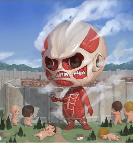 Plakat Anime Attack on Titan aot_113 A1+ (custom)