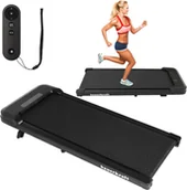 Bieżnie - Bieżnia domowa elektryczna domowa Bauerkraft wyświetlacz chodzenie cardio czarna - miniaturka - grafika 1