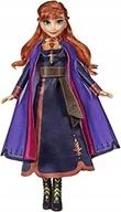 Lalki dla dziewczynek - Lalka Kraina Lodu śpiewająca Anna Hasbro J.NIEM.(rozładowana bateria) - miniaturka - grafika 1
