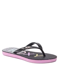 Buty dla dziewczynek - Roxy Japonki ARGL100283 Czarny - grafika 1