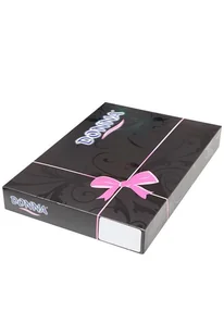 Luksusowa koszula damska Miriam czarna M - Pudełko podarunkowe - Bielizna nocna - miniaturka - grafika 3