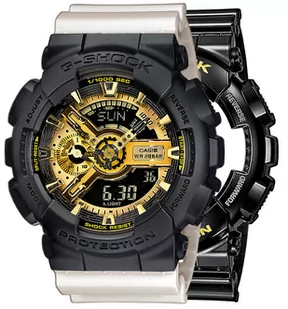 Zegarek Zegarek G-SHOCK SET GA-110GB-1AER + BEZEL 10358741 + PASEK 10395227 - Zegarki męskie - miniaturka - grafika 1