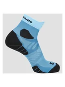 Skarpetki męskie - SALOMON Skarpety funkcyjne "Aero Ankle" w kolorze błękitnym - miniaturka - grafika 1
