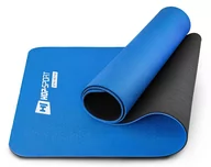 Maty do ćwiczeń - Hop-Sport Mata fitness TPE 0,6cm - niebieska 34712 - miniaturka - grafika 1