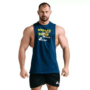 Męska koszulka treningowa Olimp - Men Sleeveless Rules navy-L - Koszulki sportowe męskie - miniaturka - grafika 1