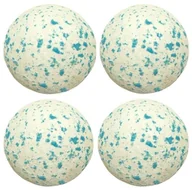 Dodatki do ciast w proszku - KULE CZEKOLADOWE DEKORACYJNE ecru niebiesko nakrapiane 4 szt - miniaturka - grafika 1