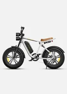 Rowery elektryczne - Rower elektryczny Engwe M20 2 baterie biały - miniaturka - grafika 1