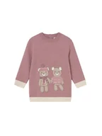 Sukienki i spódniczki dla dziewczynek - Mayoral Sukienka dzianinowa 2911 Różowy Relaxed Fit - miniaturka - grafika 1