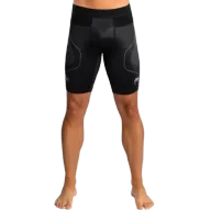 Spodnie sportowe męskie - Venum Nexus Vale Tudo Shorts Spodenki Kompresyjne Black/Silver - miniaturka - grafika 1