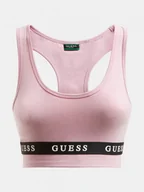 Koszulki sportowe damskie - Damski top GUESS ALINE TOP ECO STRETCH - miniaturka - grafika 1