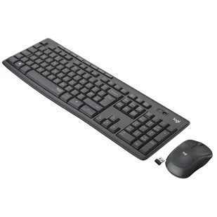 Logitech MK295 Silent Wireless Combo klawiatura USB QWERTY Włoski Grafitowy - Klawiatury - miniaturka - grafika 1