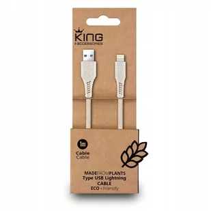 Ekologiczny Kabel Ładowarka Iphone 6 7 8 X 11 12 - Kable USB - miniaturka - grafika 1