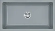 Zlewozmywaki - Zlewozmywak ceramiczny SYSTEMCERAM Mera 80 U Titan Korek automatyczny 5370 02 78 - miniaturka - grafika 1