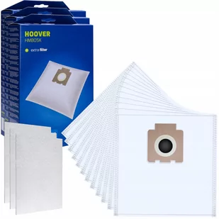 12X Worki Do Odkurzacza Hoover Telios Extra H81 + 3X Filtr Wlotowy - Worki do odkurzaczy - miniaturka - grafika 1