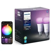 Systemy inteligentnych domów - Philips Philips Hue Color E27 Bulb - Richer Colors - BT - 2-pack 929002216803 - miniaturka - grafika 1