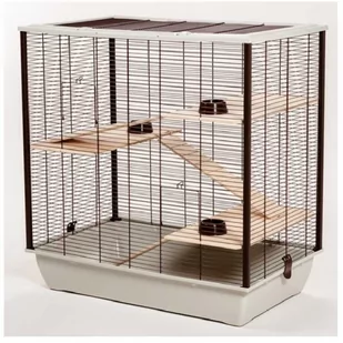 INTER ZOO - Klatka FRODO + WOOD dla gryzoni 78x48x80 - Klatki dla gryzoni - miniaturka - grafika 1