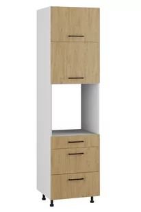 Bari Słupek Pod Zabudowę Piekarnika Dps3-60-220 Modern Dąb Kamienny - Meble kuchenne - miniaturka - grafika 1