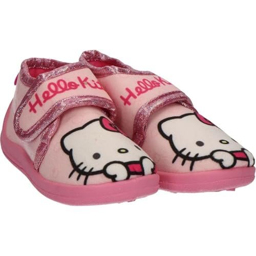 CERDÁ LIFE'S LITTLE MOMENTS Oficjalnie licencjonowane kapcie Hello Kitty Wygodne i miękkie antypoślizgowe kapcie, Hello Kitty, 26 EU