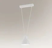 Lampy sufitowe - Shilo lampa wisząca Masami E27 biała 7949 - miniaturka - grafika 1