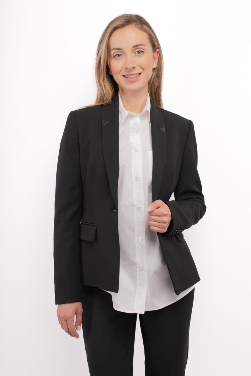 Marynarka damska PINKO 103694 A1XX czarny - Jackets: 36