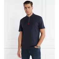 Koszule męskie - HUGO Polo Deresom241 | Regular Fit - miniaturka - grafika 1