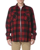 Koszule męskie - Wrangler Męska koszula z długim rękawem Plaid Fleece Shirt Jacket Button-Down - miniaturka - grafika 1