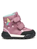Buty dla dziewczynek - Geox Śniegowce B Trekkyup B Ab B566MD 054FU C8006 M Różowy - miniaturka - grafika 1