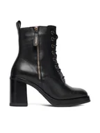 Botki damskie - MEXX Trzewiki CEO-MX/039C-RST Czarny - miniaturka - grafika 1