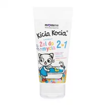 MomMe Kicia Kocia łagodny żel do mycia 2w1 200ml - Kosmetyki kąpielowe dla dzieci - miniaturka - grafika 1