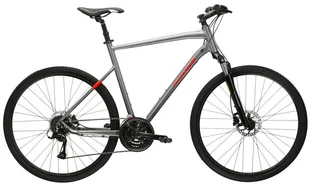Rower crossowy męski Kross Evado 4.0 28 XL(23") grafitowy/czerwony połysk - Rowery - miniaturka - grafika 1