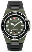 Zegarki męskie - Zestaw męski SWISS MILITARY SMWGN0001181 zielony sportowy do nurkowania - miniaturka - grafika 1