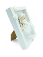 Ozdoby bożonarodzeniowe - Aniołek w Białej Ramce - miniaturka - grafika 1