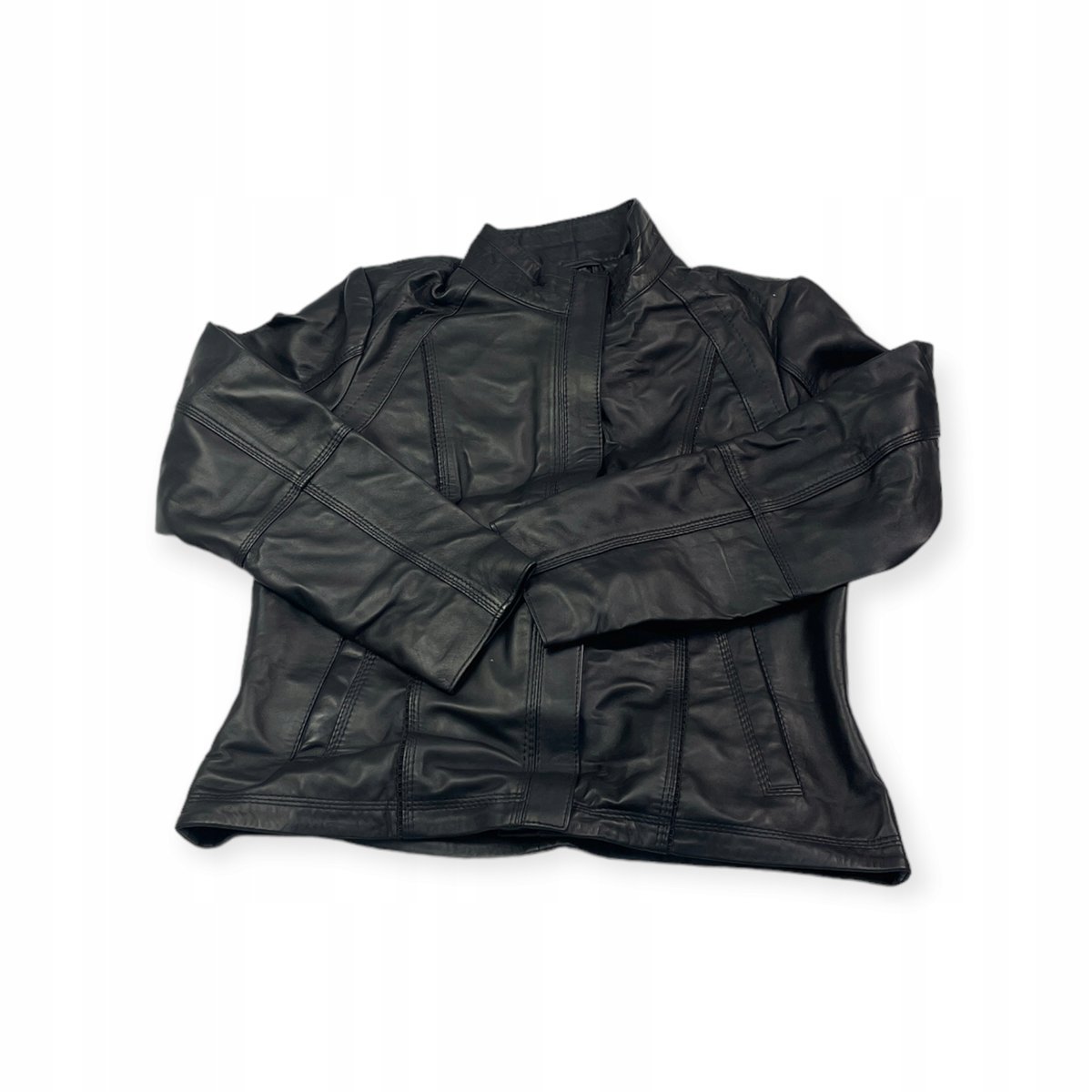 Skórzana kurtka damska ramoneska Real Leather L