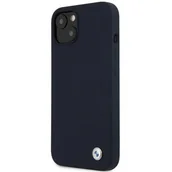 Etui i futerały do telefonów - BMW Etui BMHCP13SSILNA iPhone 13 mini 5,4" granatowy/navy hardcase Silicone Signature - miniaturka - grafika 1