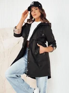 Kurtki damskie - Kurtka damska parka VERDU czarna Dstreet TY4226-L - miniaturka - grafika 1