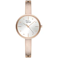Zegarki damskie - Zegarek Damski Pierre Ricaud P22037.91R3Q CYRKONIE różowe złoto - miniaturka - grafika 1